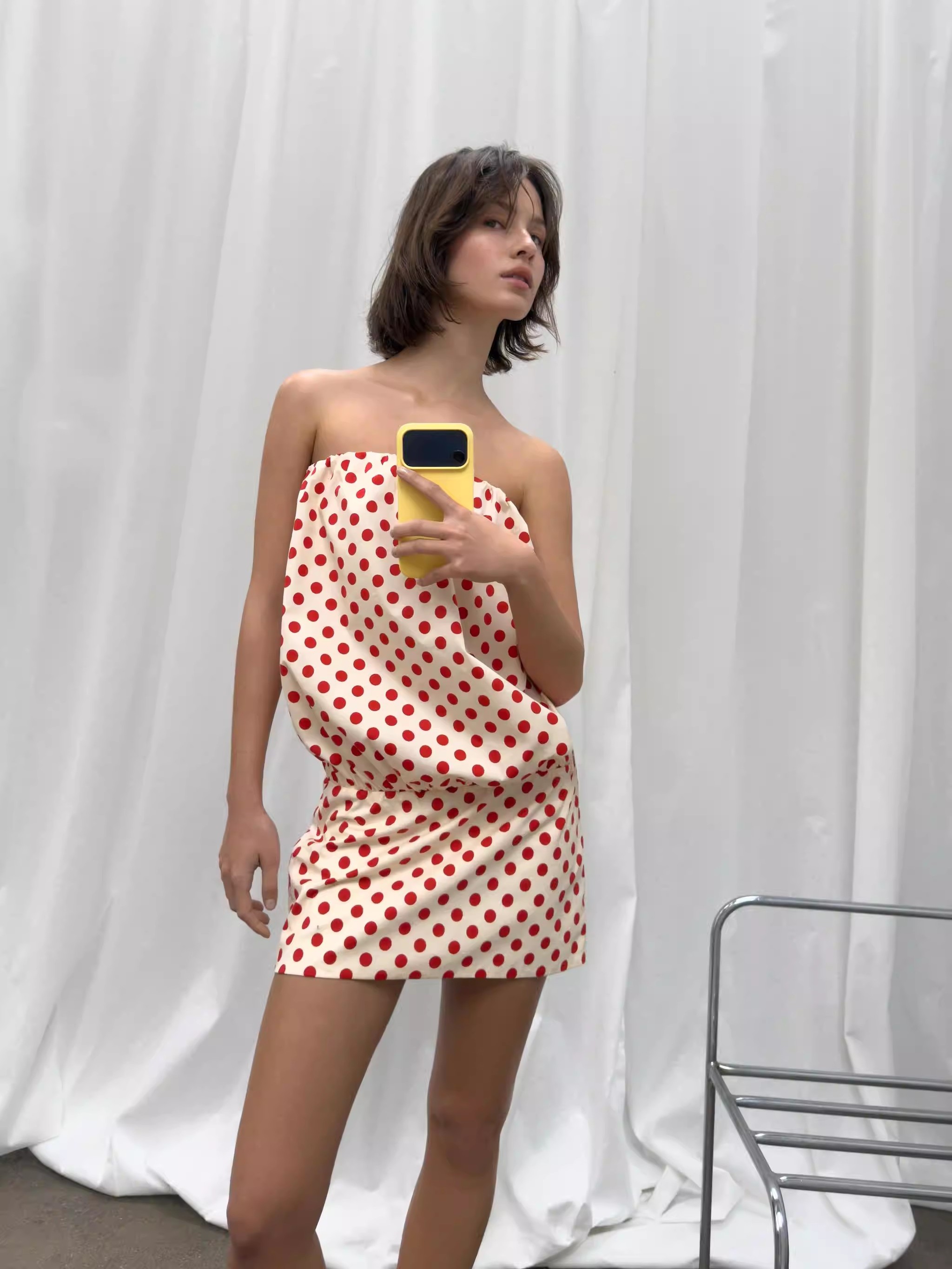 Ethnic Fashion Dress - Summer New Sexy Straight Collar Shoulder