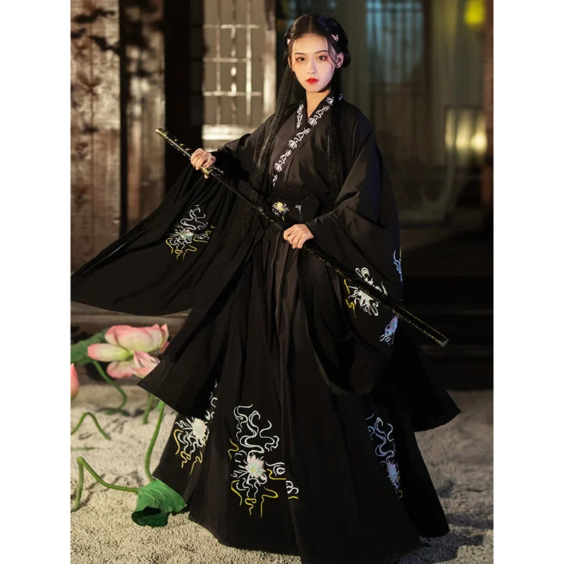 Hanbok Modern Set - Modern Hanfu Woman Chinese Traditional Dress