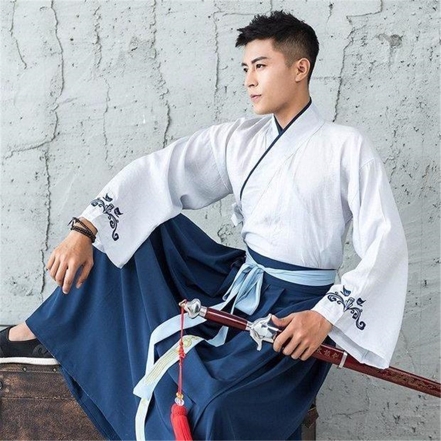 Hanbok Modern Set - Hanfu Men Chinese Traditional Clothes Modern
