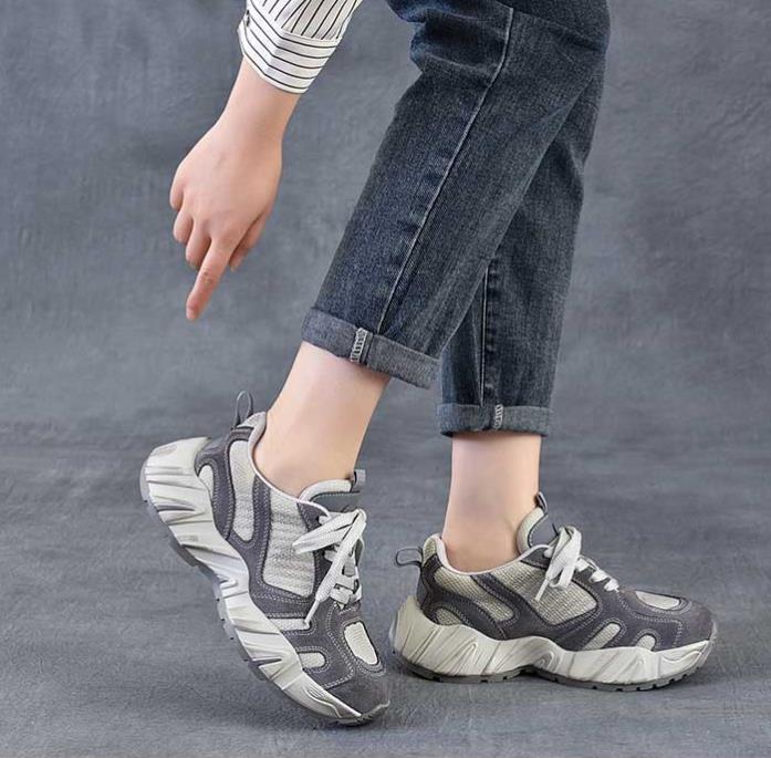 4.5cm Air Mesh Suede Genuine L - مراجعة The Ethnic Fashion وسعره
