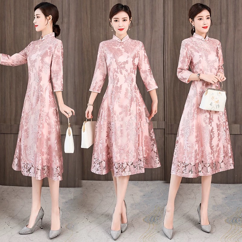 Elegant Women Aodai Vietnam Ch - مراجعة Ao Dai Vietnam Dress وسعره