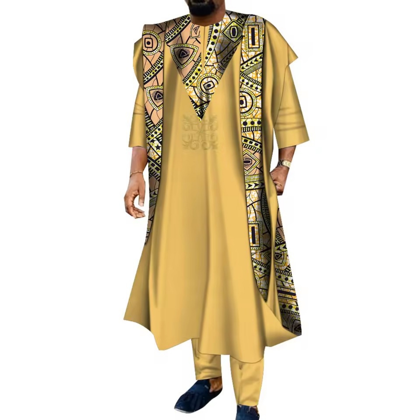 3 Piece African Embroidered Me - مراجعة Boubou Men Africa وسعره