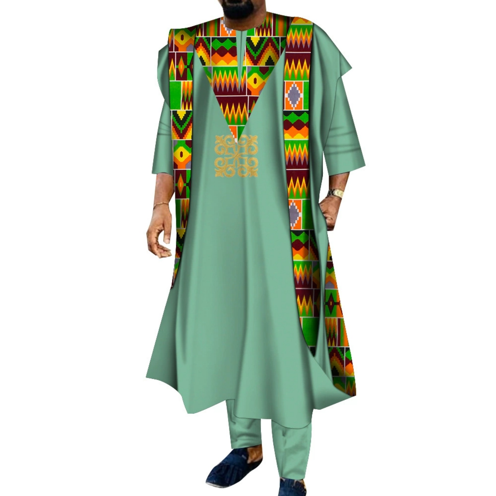 3 Piece African Embroidered Me - مراجعة Boubou Men Africa وسعره