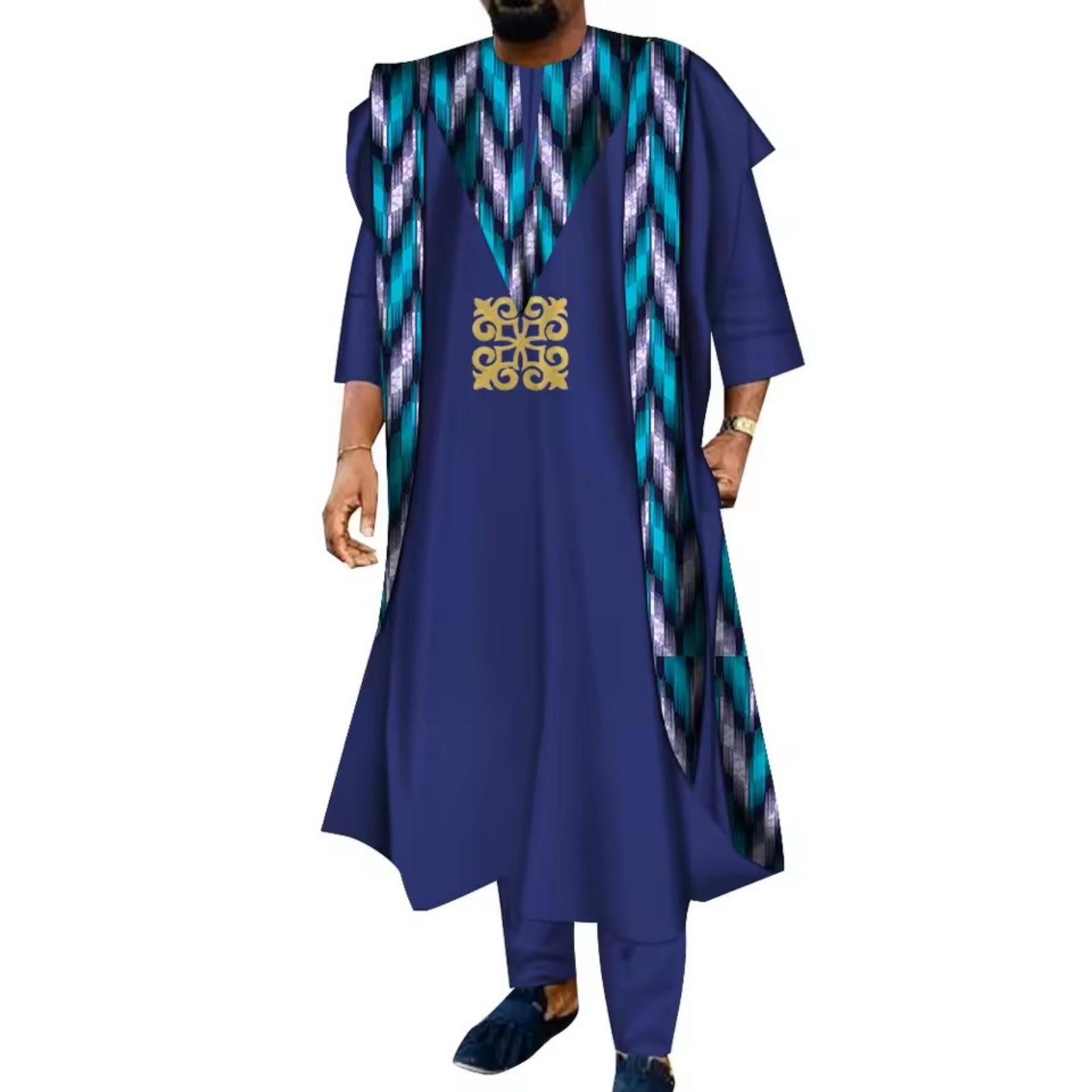 3 Piece African Embroidered Me - مراجعة Boubou Men Africa وسعره