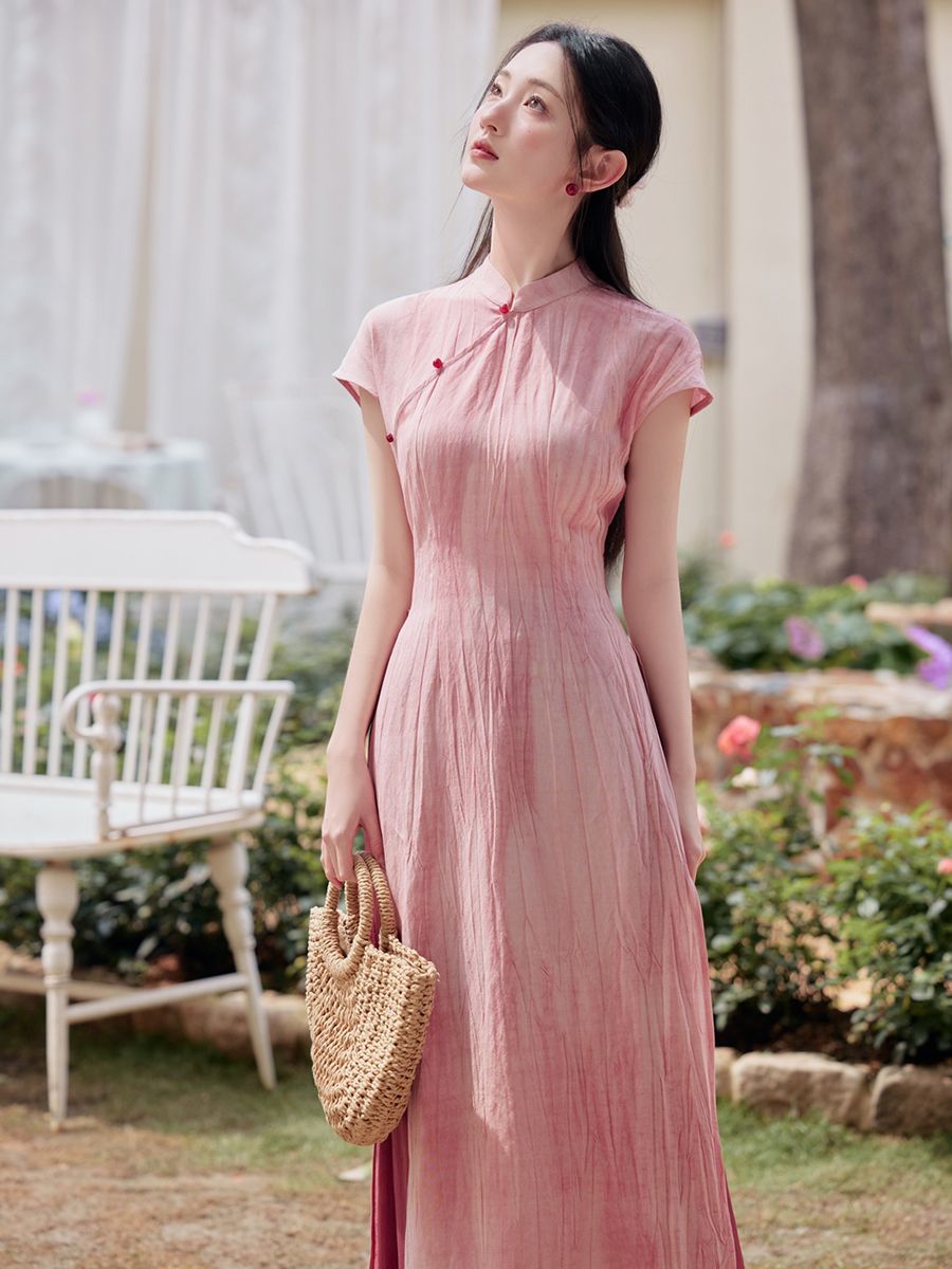 Spring summer vietnam aodai ch - مراجعة Ao Dai Vietnam Dress وسعره