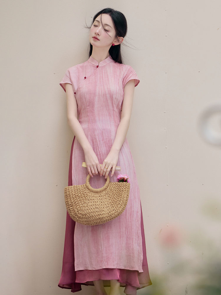 Spring summer vietnam aodai ch - مراجعة Ao Dai Vietnam Dress وسعره