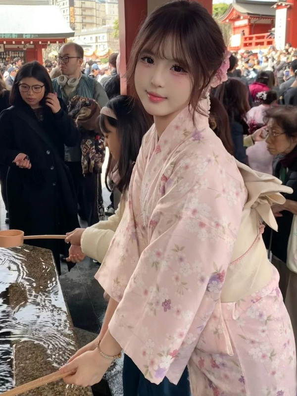 Traditional Japanese Kimono St - مراجعة Ethnic Fashion Dress وسعره