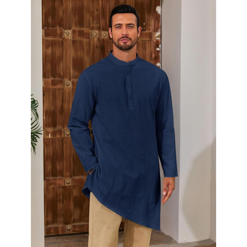 Mens Kaftan Robe Thobe Cotton  - مراجعة Kurta Men Cotton وسعره