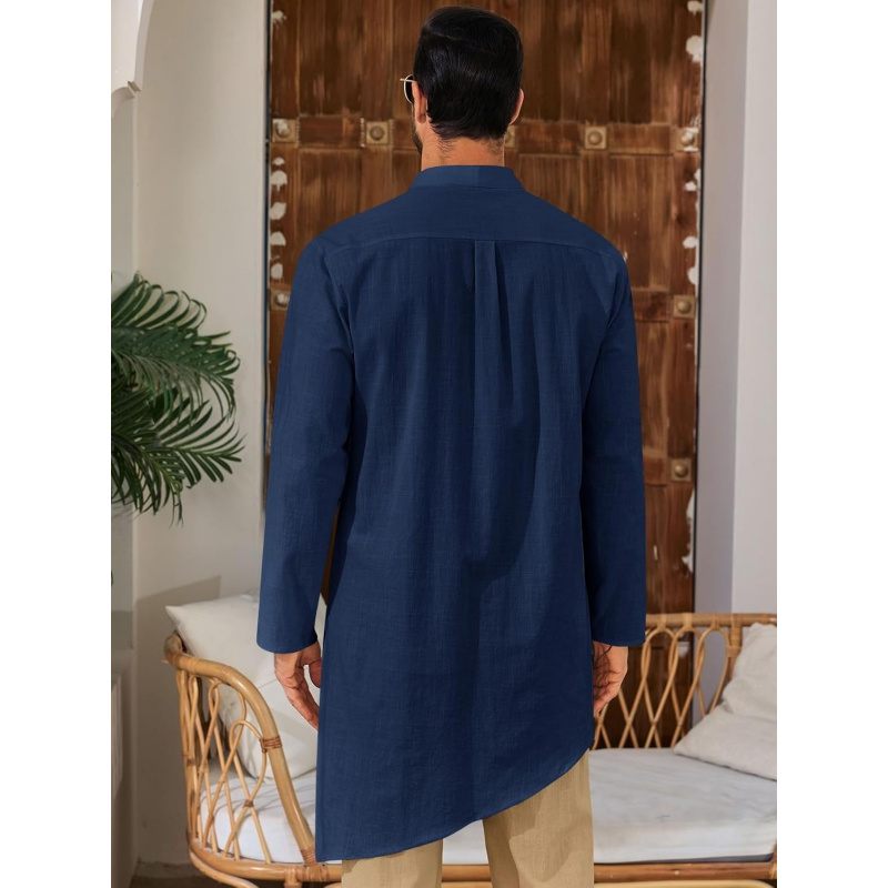 Mens Kaftan Robe Thobe Cotton  - مراجعة Kurta Men Cotton وسعره