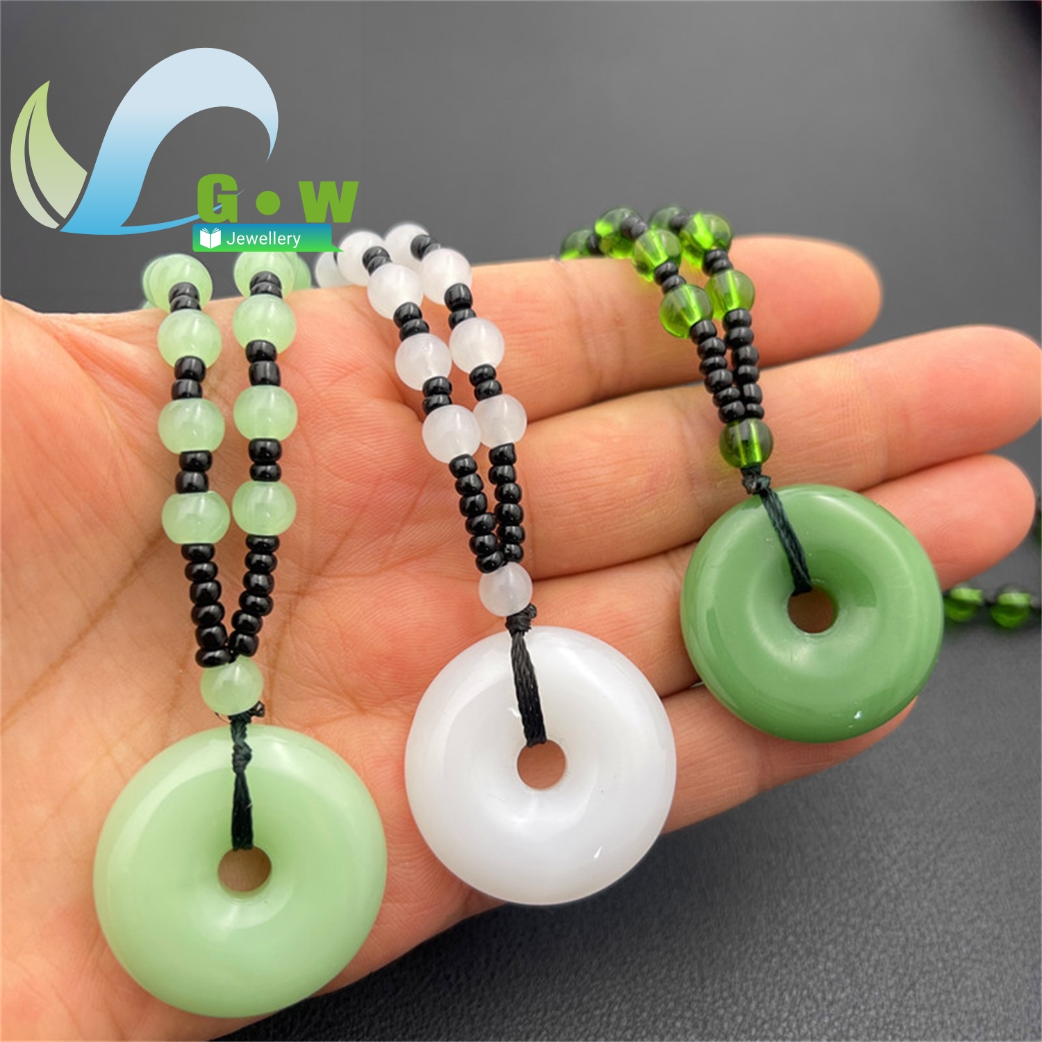 Large Jade Peace Pendant Neckl - مراجعة Ethnic Fashion Store وسعره