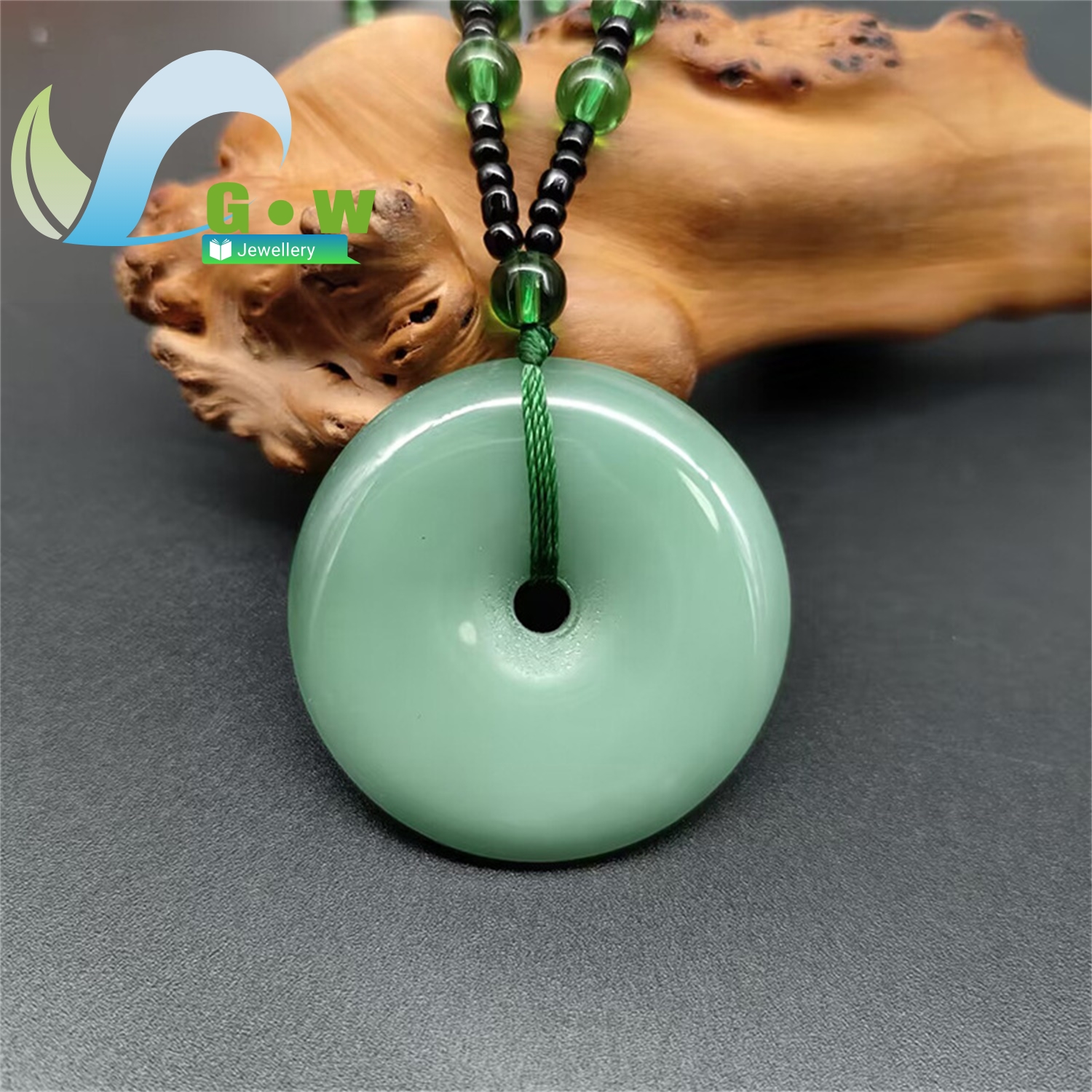 Large Jade Peace Pendant Neckl - مراجعة Ethnic Fashion Store وسعره