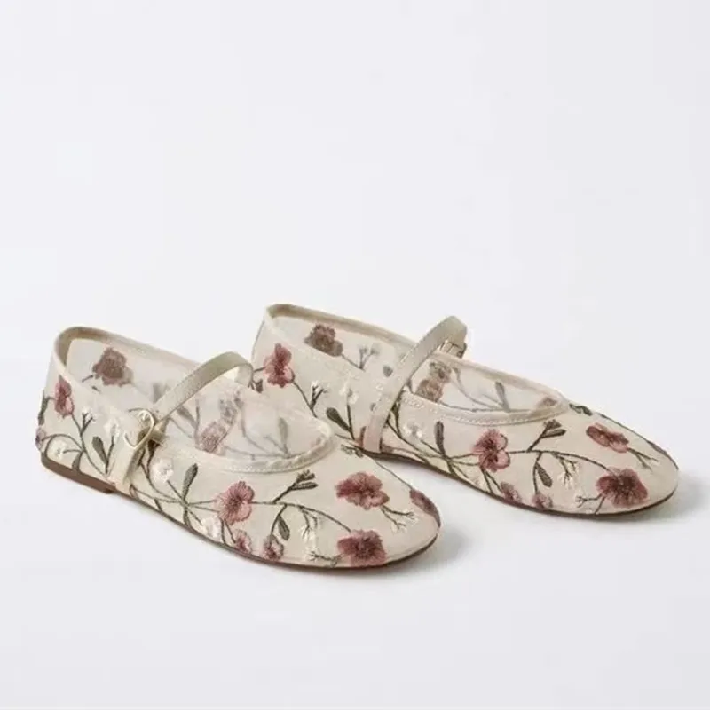 Mesh Embroidered Leisure Balle - مراجعة Ethnic Fashion Brands وسعره