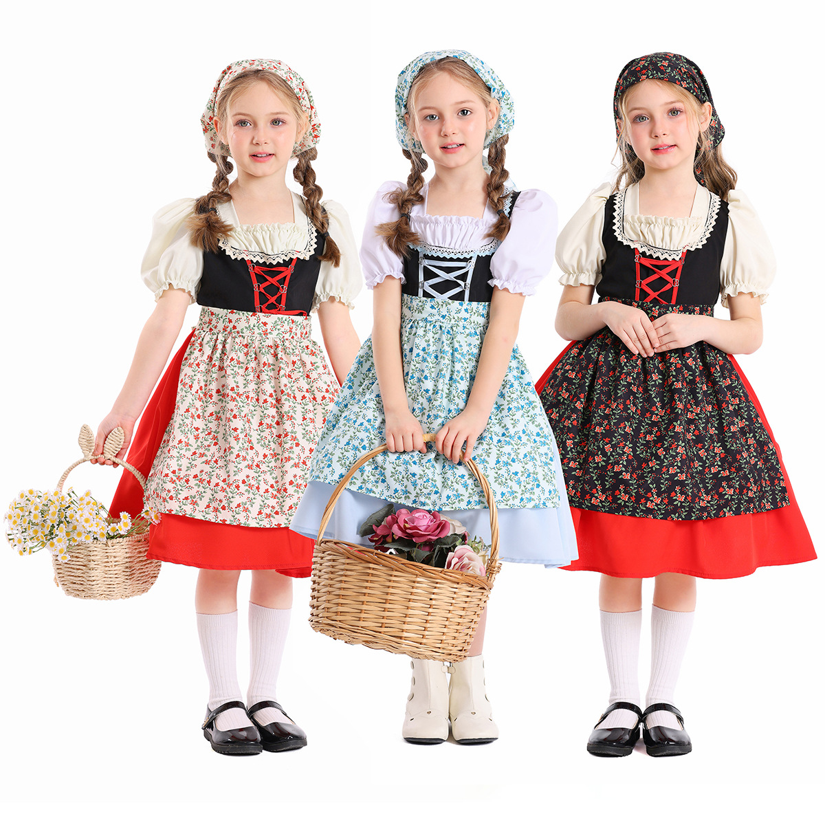 Children's Bavarian Farmhouse  - مراجعة Ethnic Fashion Dress وسعره