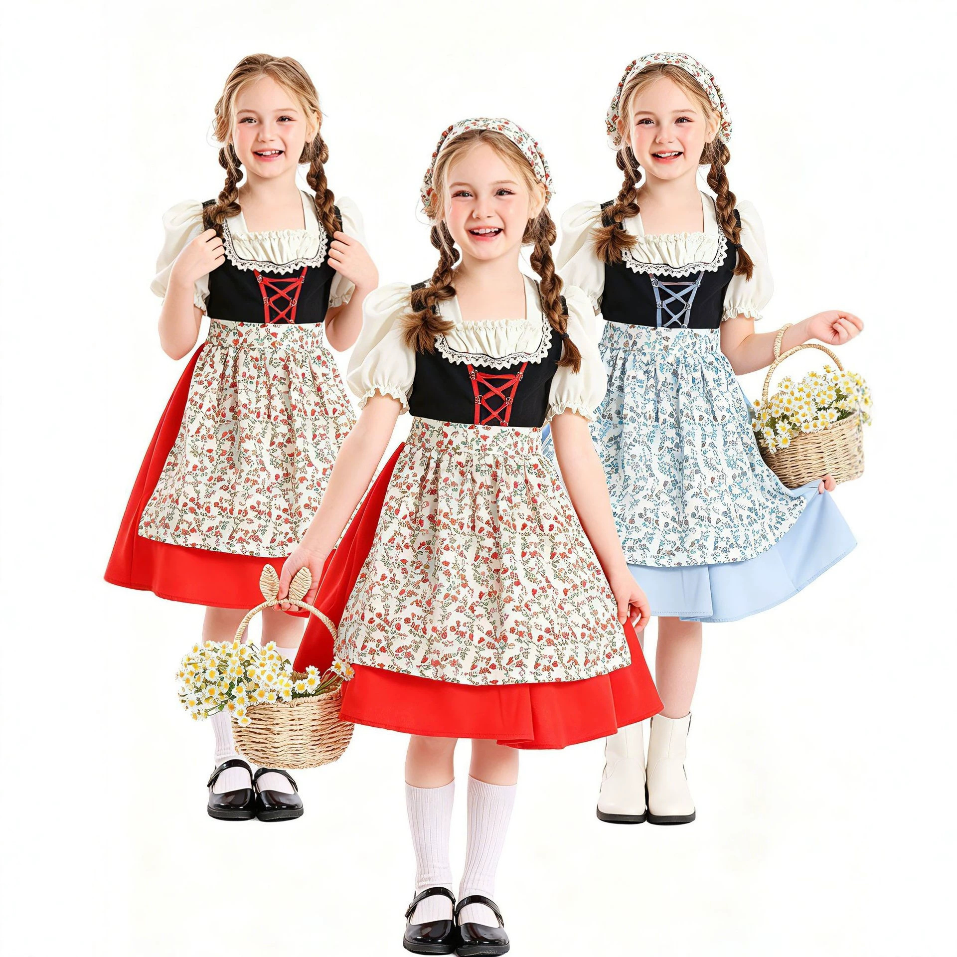 Children's Bavarian Farmhouse  - مراجعة Ethnic Fashion Dress وسعره