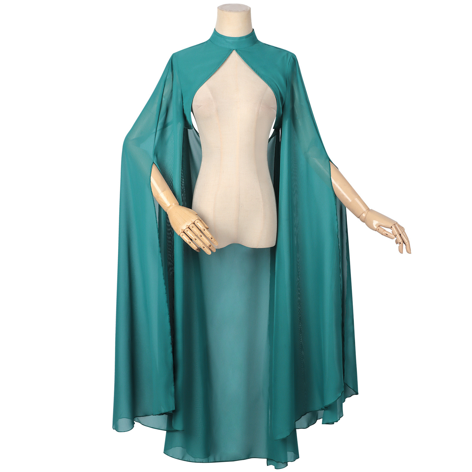 Ladies Green Chiffon Shawl Got - مراجعة Ethnic Fashion Dress وسعره