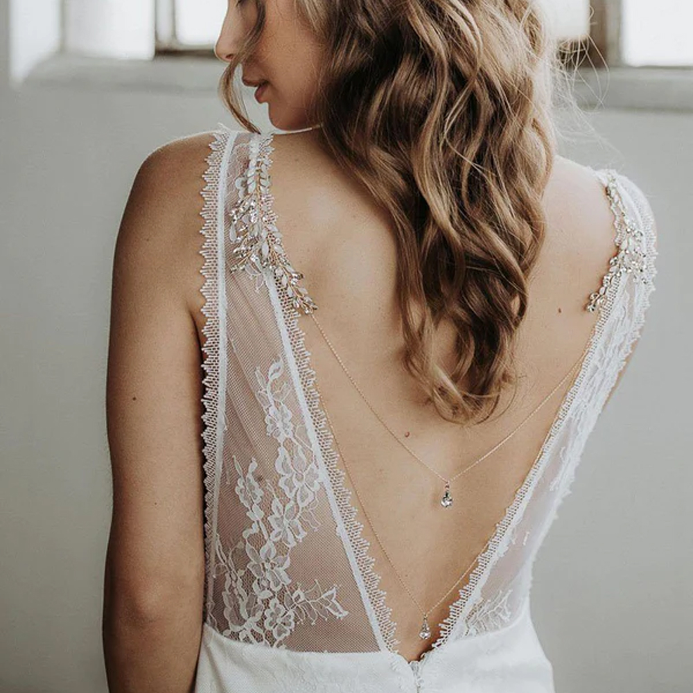 Zircon Tassel Pendant Back Cha - مراجعة Ethnic Fashion Dress وسعره