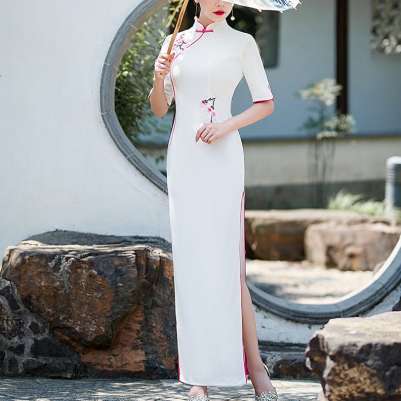Woman Aodai Vietnam Dress Shor - مراجعة Ao Dai Vietnam Dress وسعره