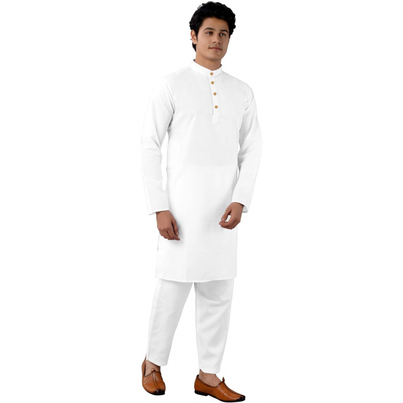 Men's Tunic Cotton Kurta Pajam - مراجعة Kurta Men Cotton وسعره