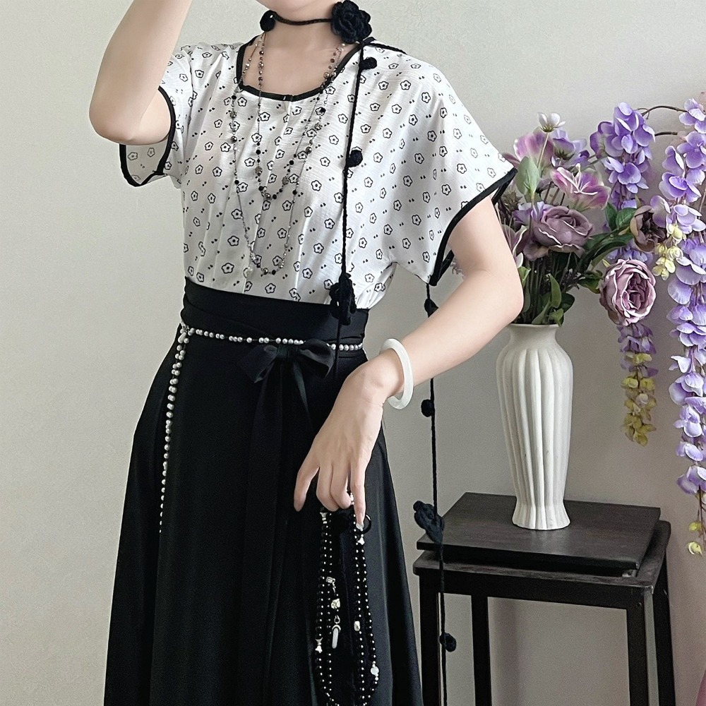 Tang Dynasty Hanfu Set - Women - مراجعة Hanbok Modern Set وسعره