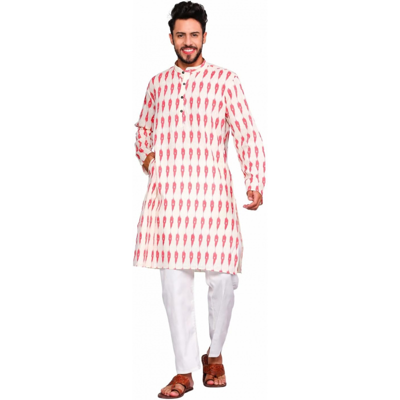 Mens Pure Cotton Kurta Pajama  - مراجعة Kurta Men Cotton وسعره