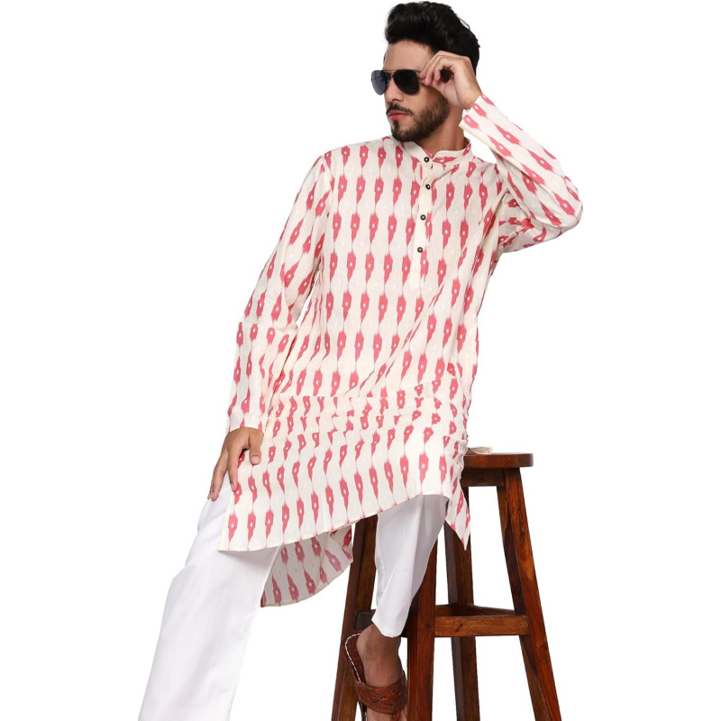 Mens Pure Cotton Kurta Pajama  - مراجعة Kurta Men Cotton وسعره
