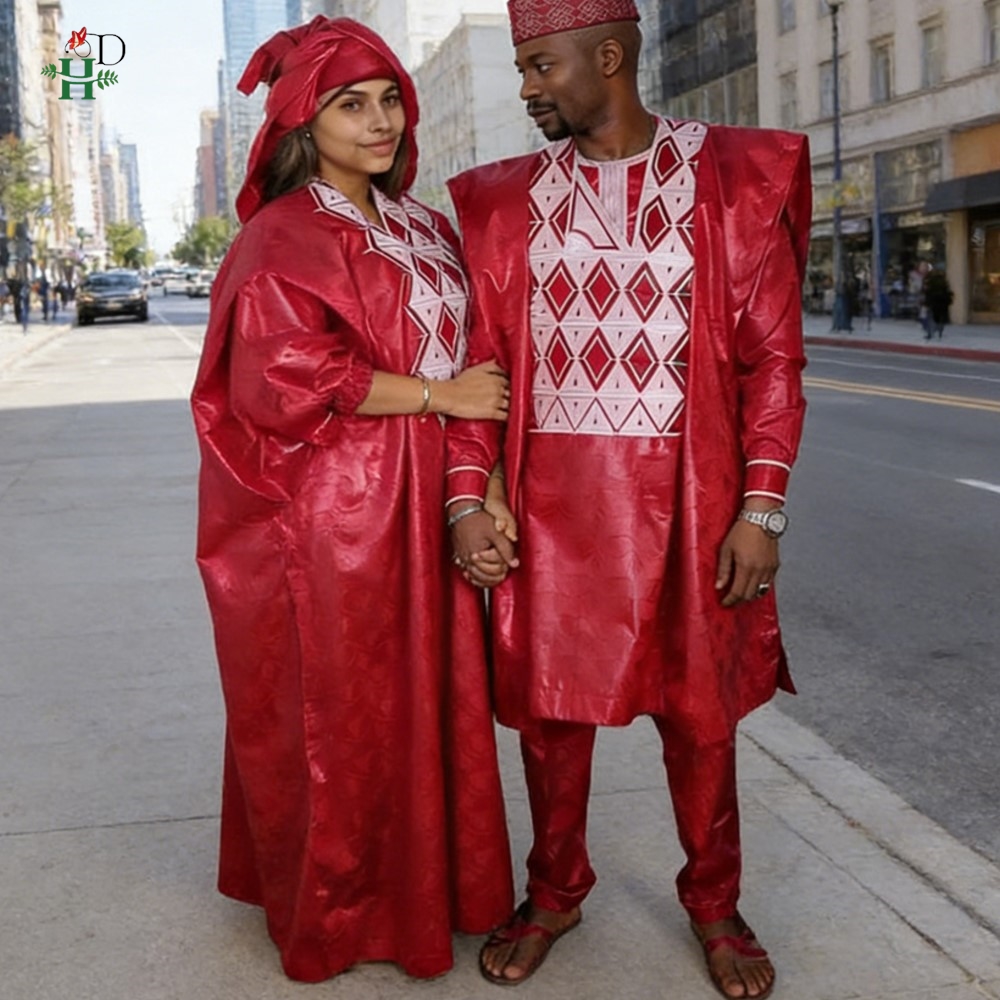 2026 Couple Maching African Dr - مراجعة Boubou Men Africa وسعره