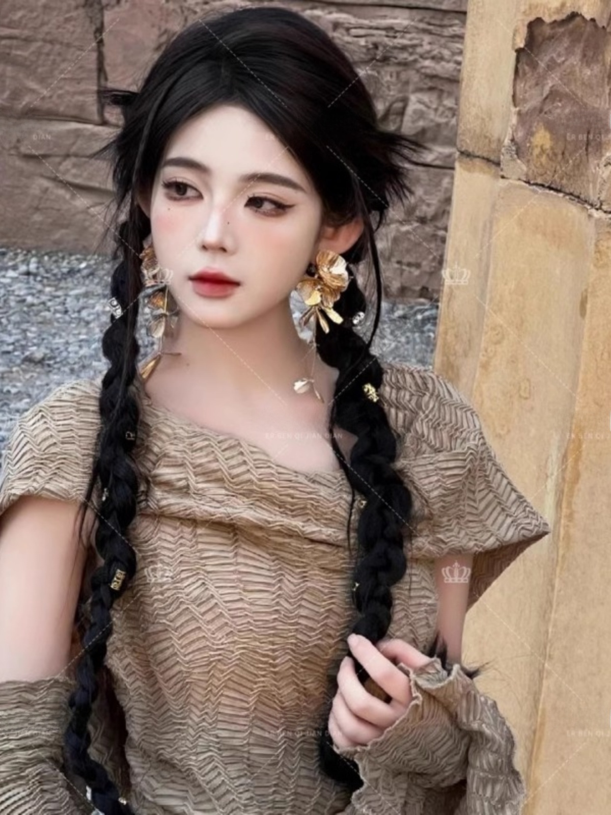Desert  Themed Long Dress Wome - مراجعة Ethnic Fashion Dress وسعره