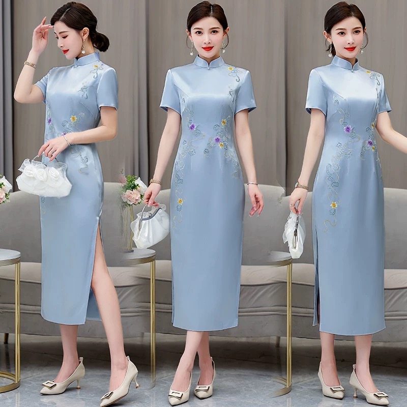 Women Ethnic Style Aodai  Cheo - مراجعة Ao Dai Vietnam Dress وسعره