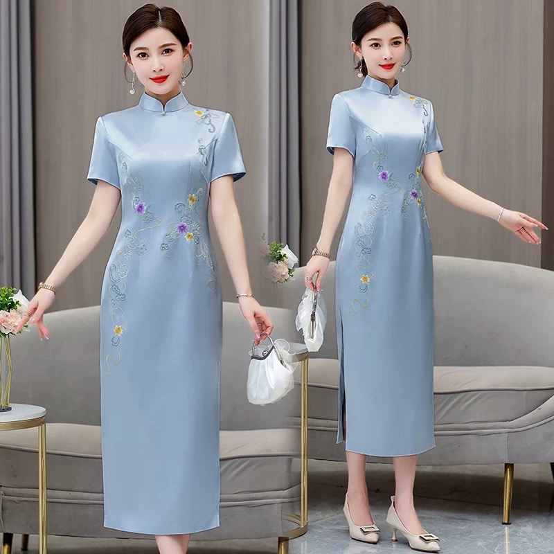 Women Ethnic Style Aodai  Cheo - مراجعة Ao Dai Vietnam Dress وسعره