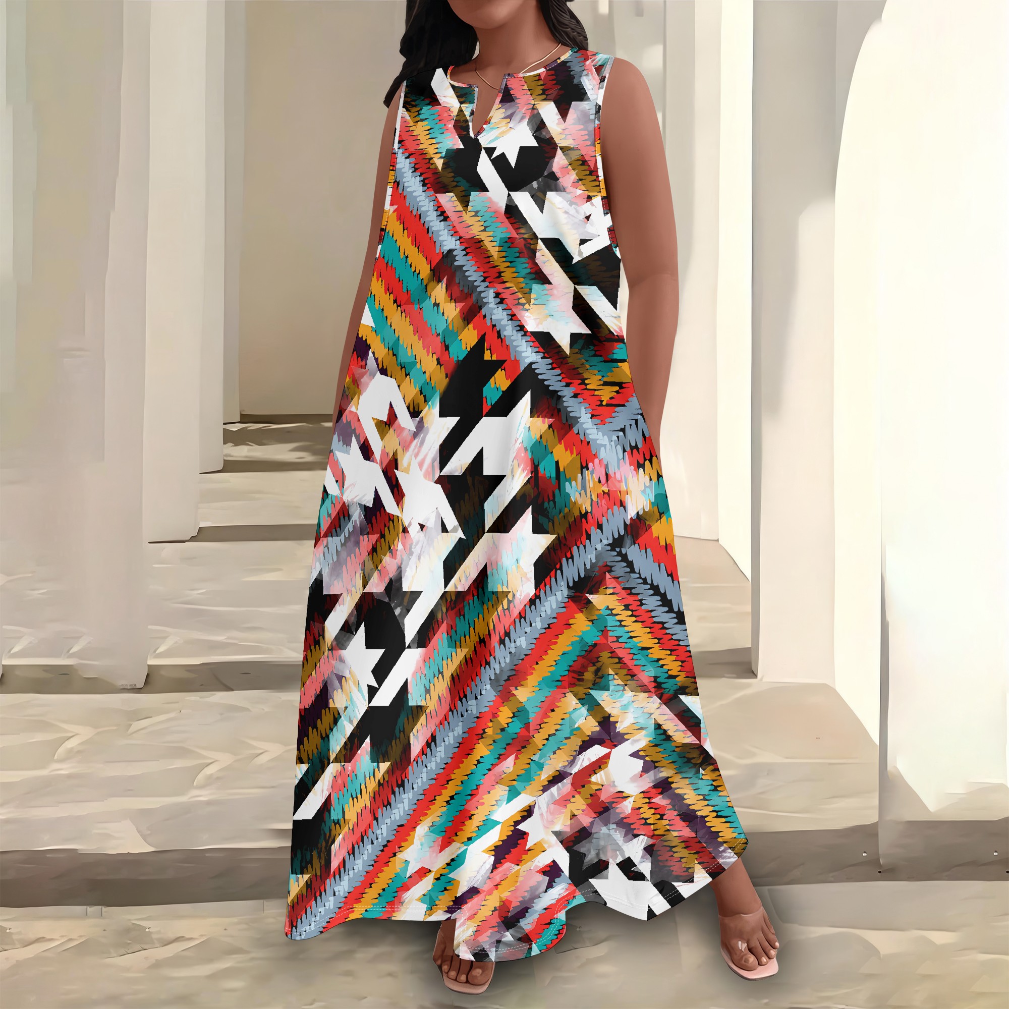 Plus Size Women's  Summerl Fas - مراجعة Ethnic Fashion Dress وسعره