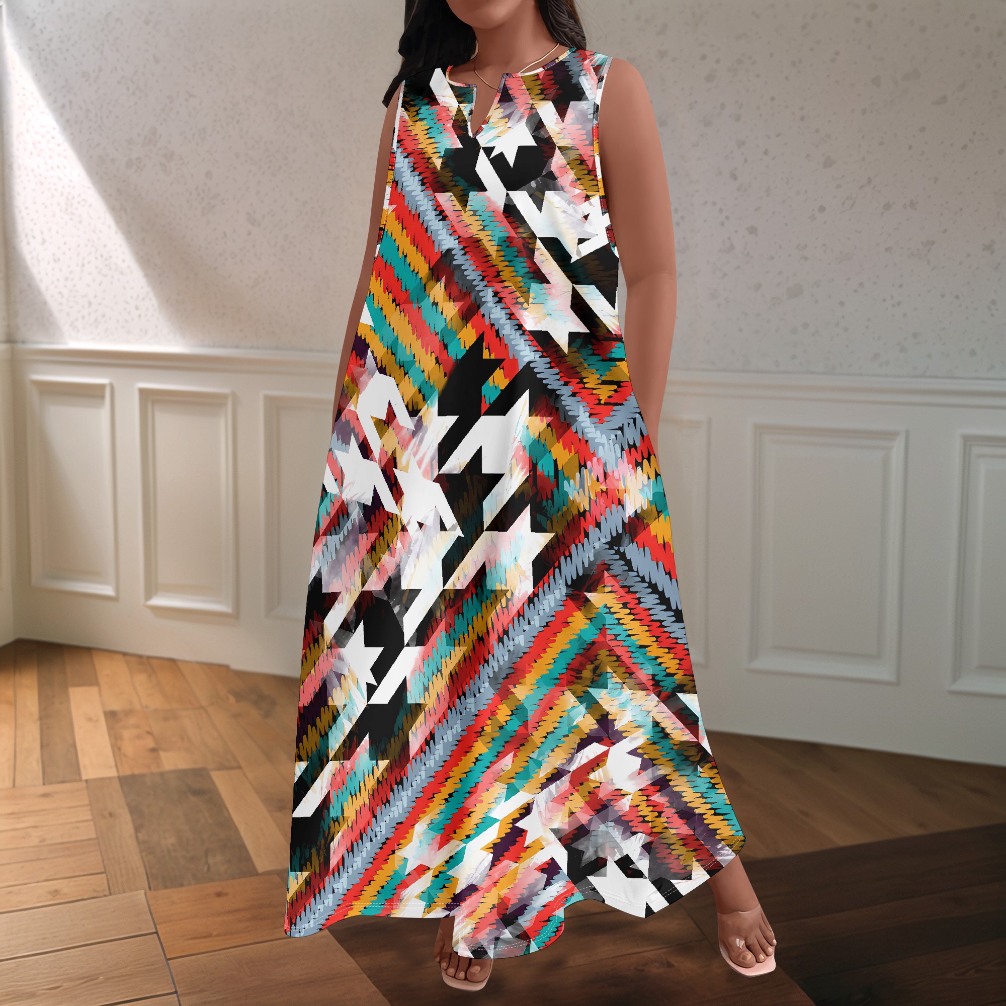 Plus Size Women's  Summerl Fas - مراجعة Ethnic Fashion Dress وسعره