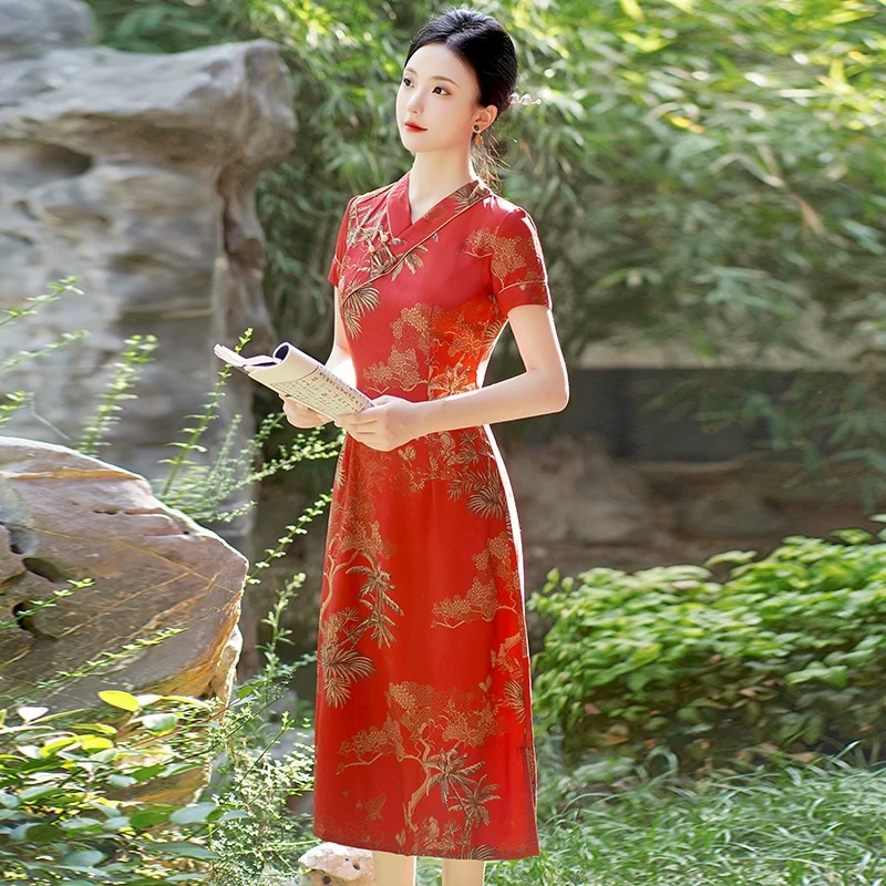Vietnam Aodai Cheongsam Vintag - مراجعة Ao Dai Vietnam Dress وسعره