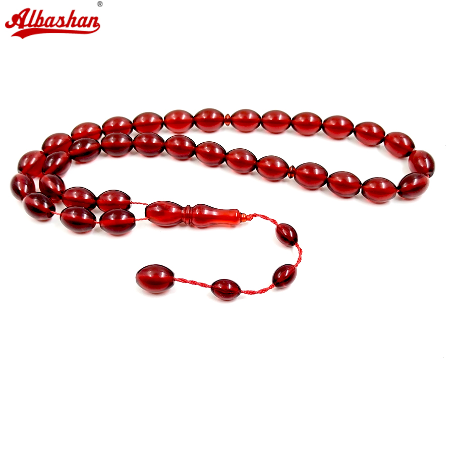 Tasbih Red resin 33 prayer bea - مراجعة Ethnic Fashion Store وسعره