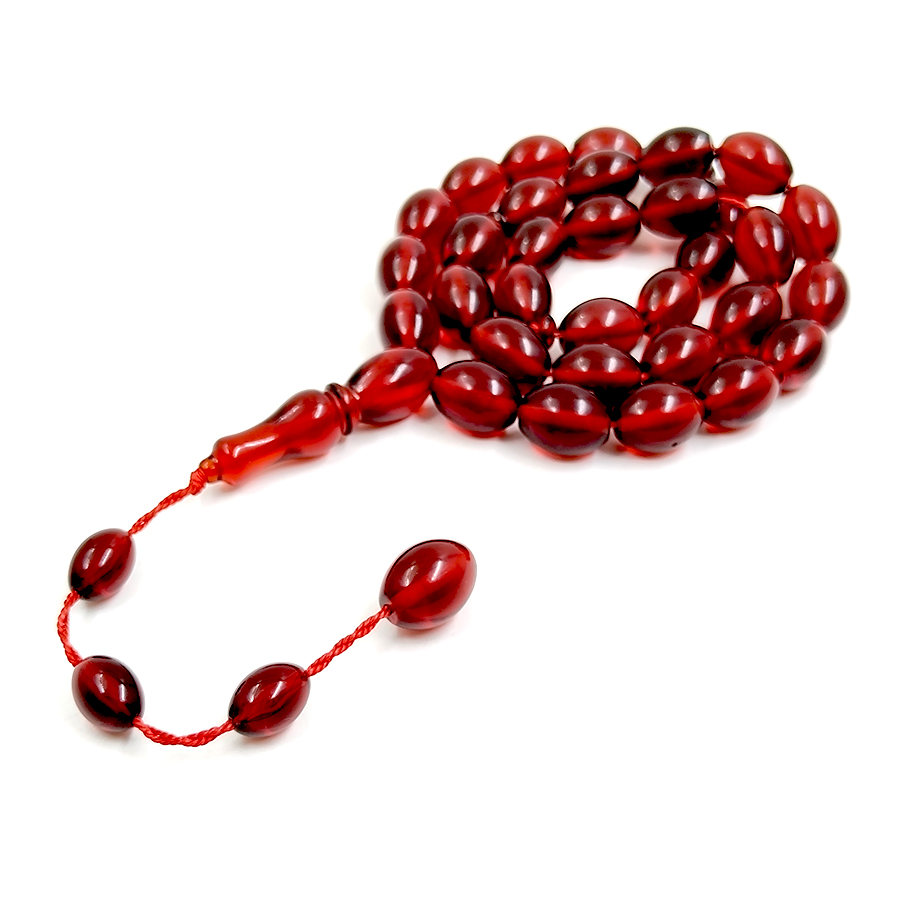 Tasbih Red resin 33 prayer bea - مراجعة Ethnic Fashion Store وسعره