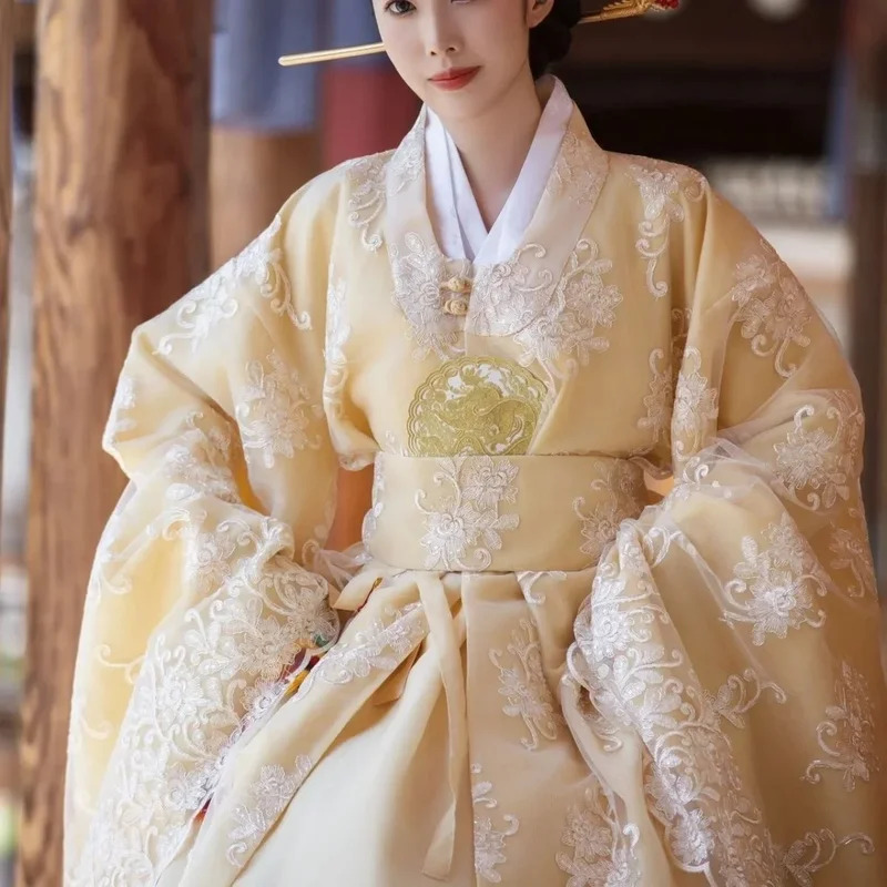 ellow Korean Clothes Women Tra - مراجعة Hanbok Modern Set وسعره