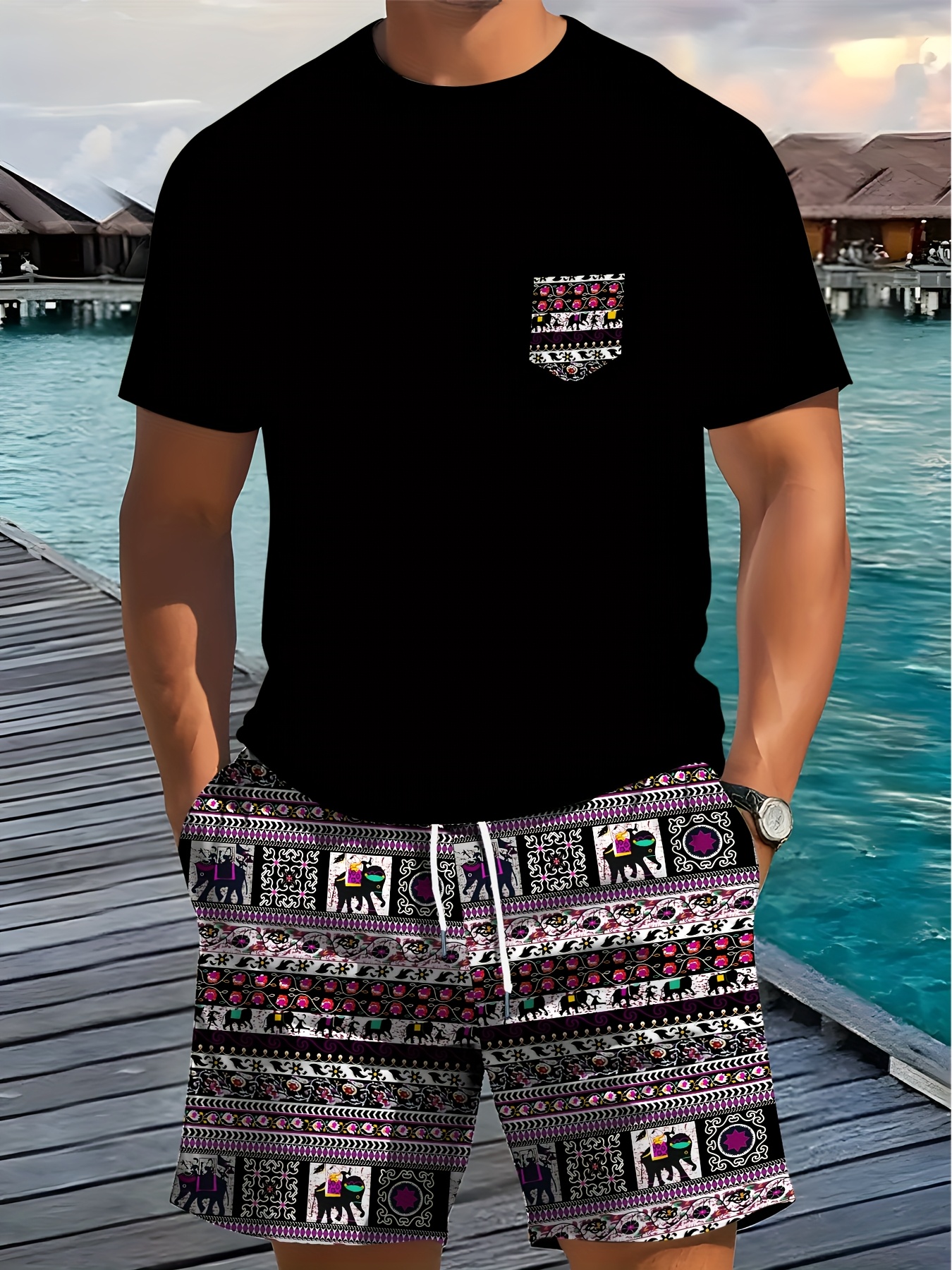 2026 Summer New Men's Short-Sl - مراجعة The Ethnic Fashion وسعره