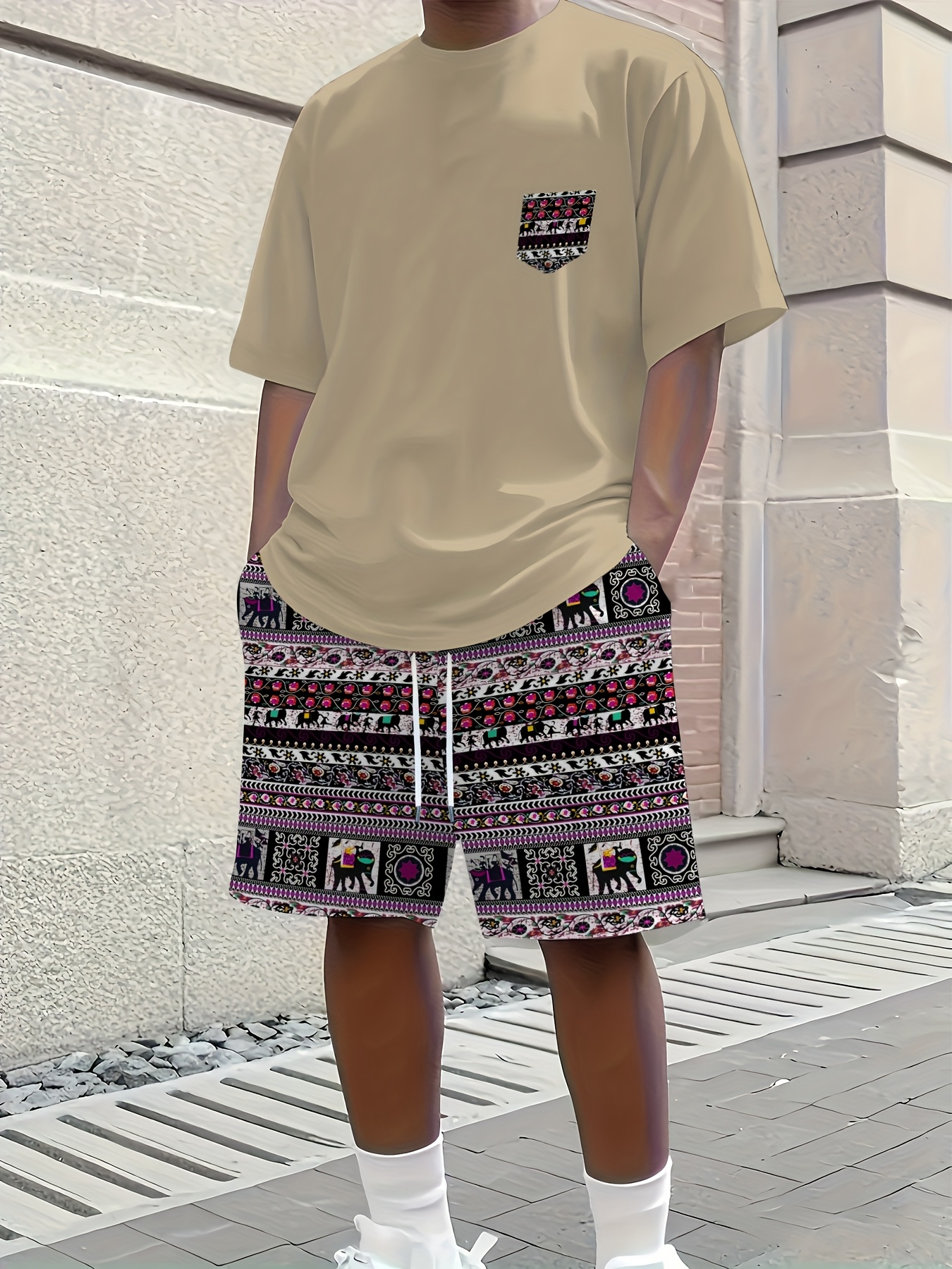 2026 Summer New Men's Short-Sl - مراجعة The Ethnic Fashion وسعره