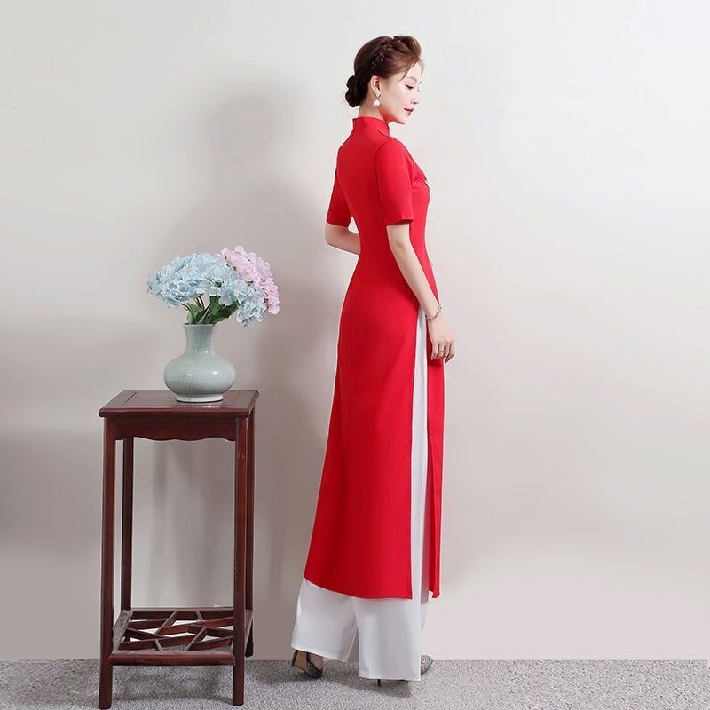 Summer Women Traditional Vietn - مراجعة Ao Dai Vietnam Dress وسعره