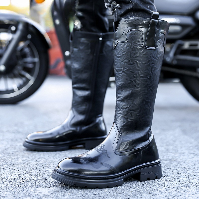Men's Mid-calf Boots High Qual - مراجعة The Ethnic Fashion وسعره
