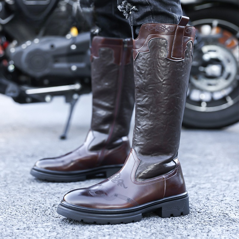 Men's Mid-calf Boots High Qual - مراجعة The Ethnic Fashion وسعره