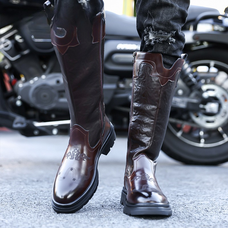 Men's Mid-calf Boots High Qual - مراجعة The Ethnic Fashion وسعره