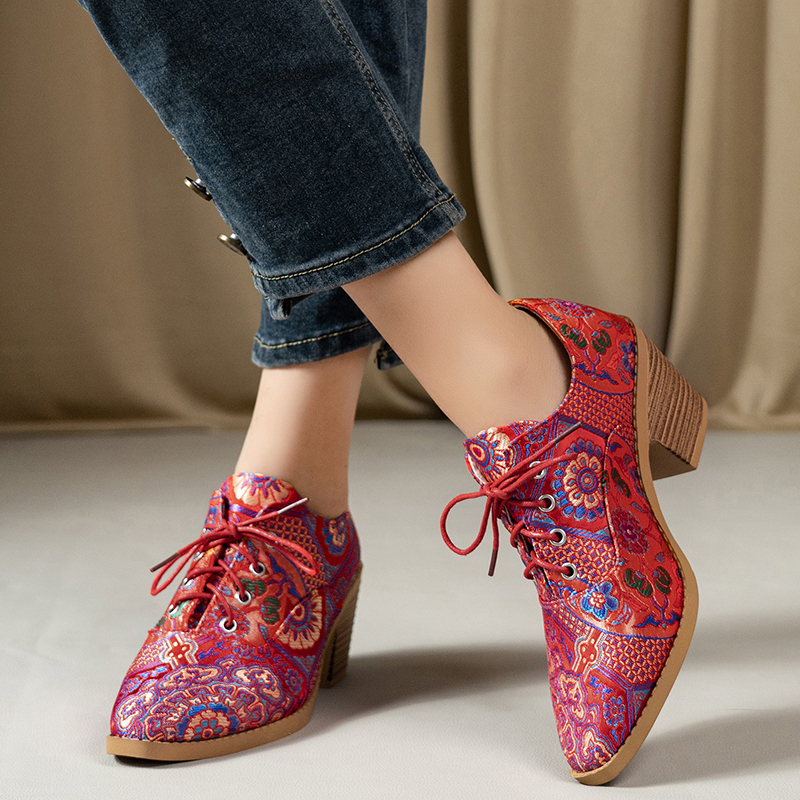 Ethnic Ladies Boots Spring Win - مراجعة The Ethnic Fashion وسعره