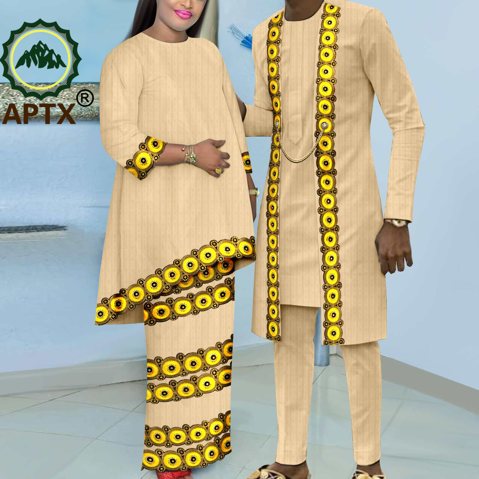 African Couple Clothes Women B - مراجعة Boubou Men Africa وسعره