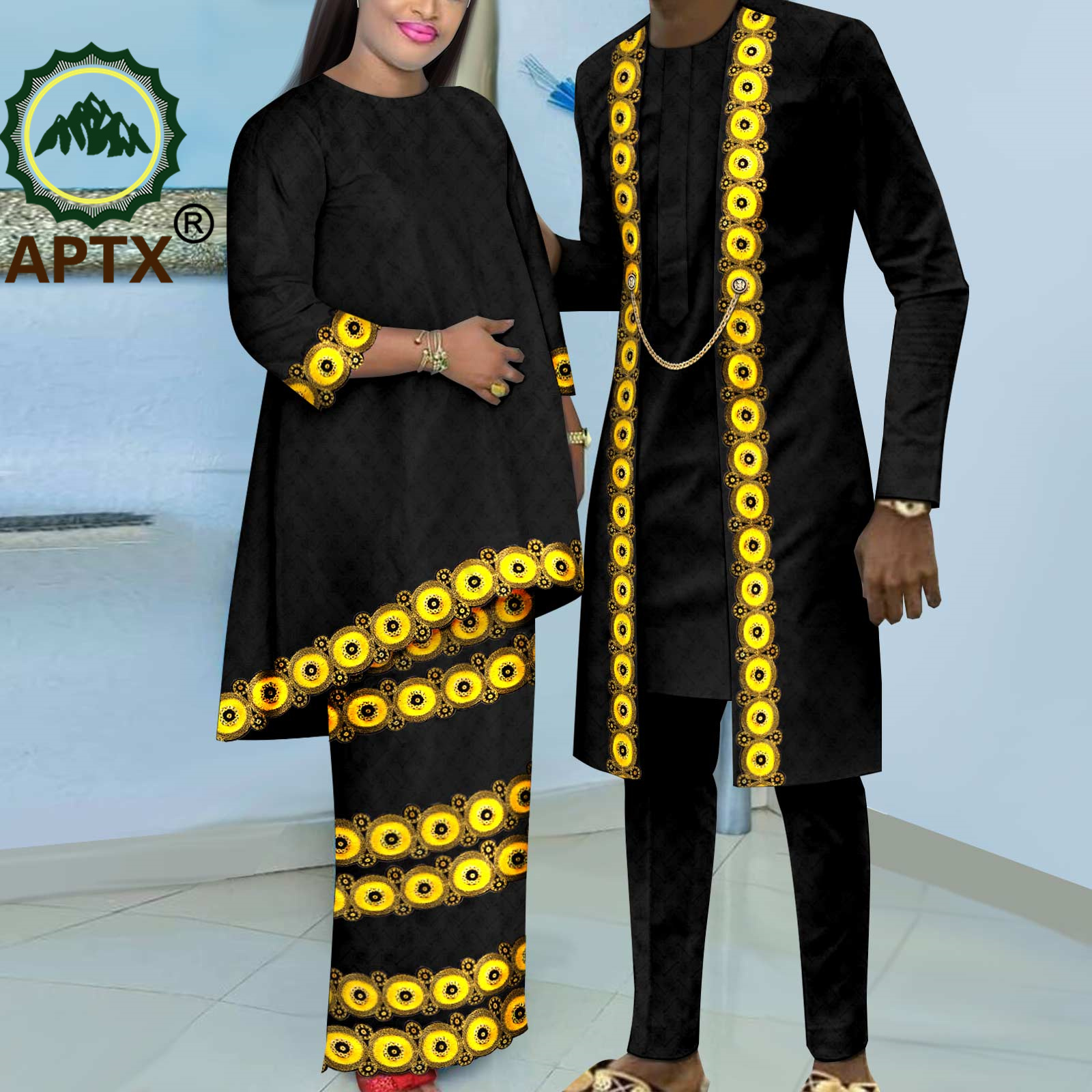 African Couple Clothes Women B - مراجعة Boubou Men Africa وسعره