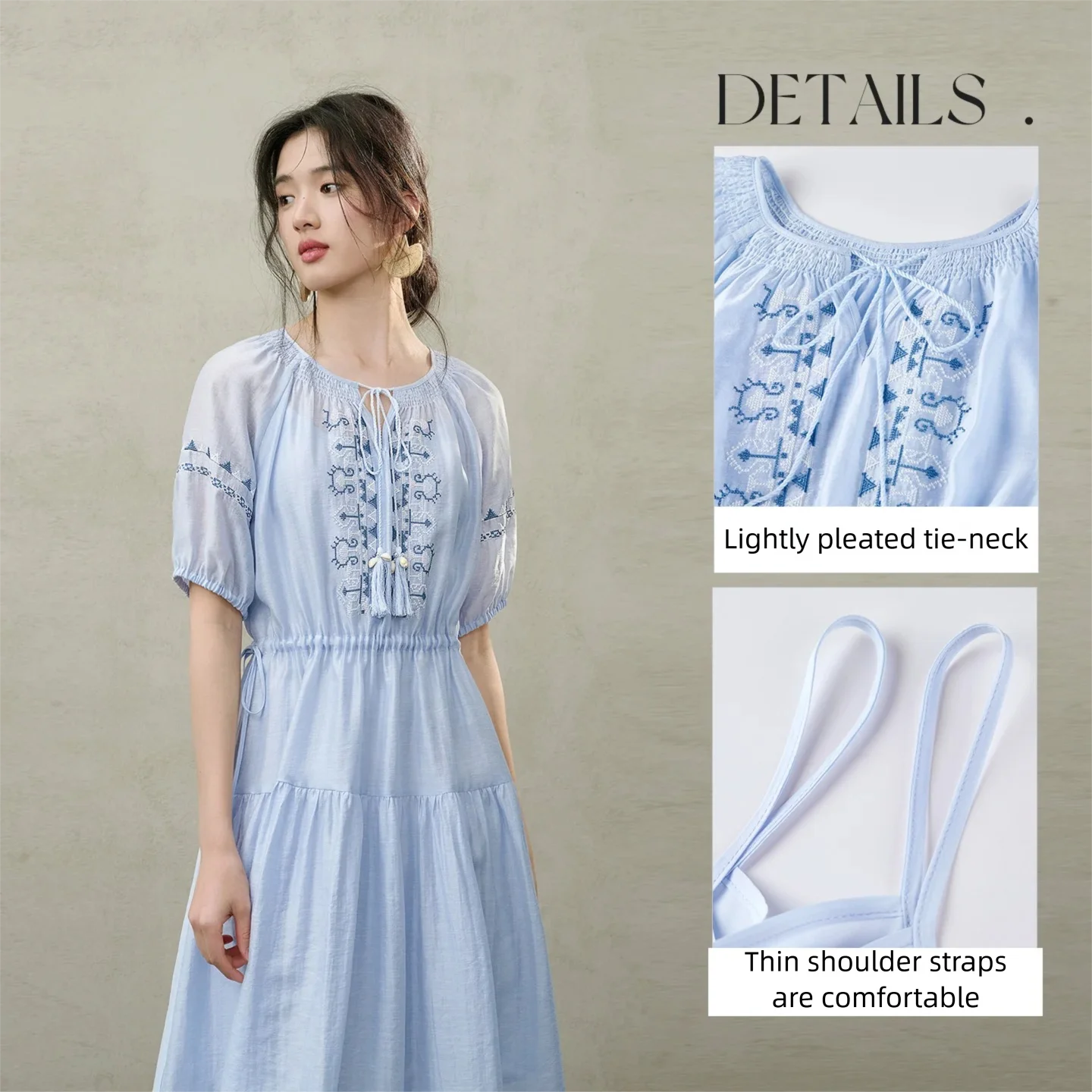 SENTUBILA Women's Boho Two-Pie - مراجعة Ethnic Fashion Dress وسعره