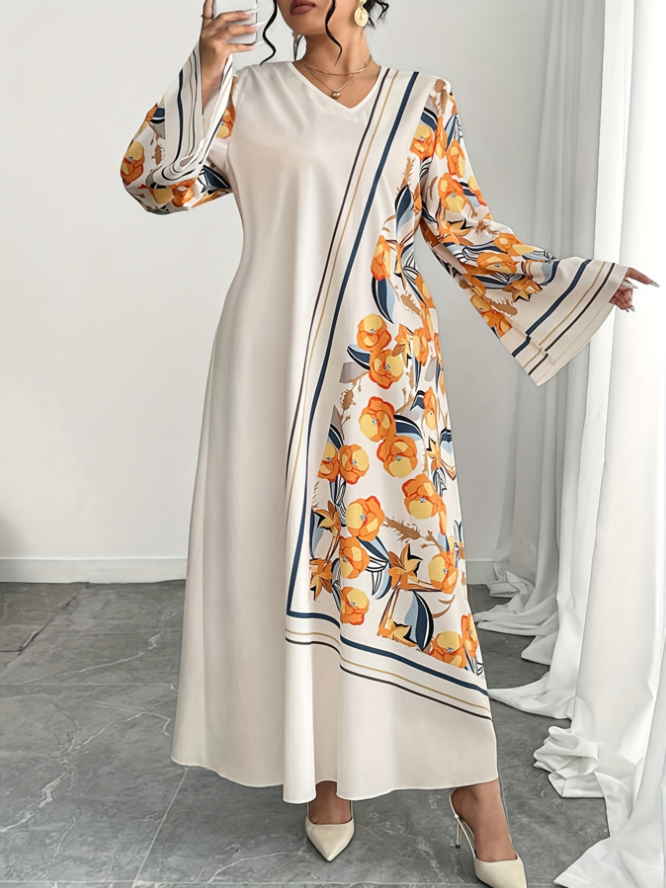 Plus Size Fashionable Women's  - مراجعة Ethnic Fashion Dress وسعره