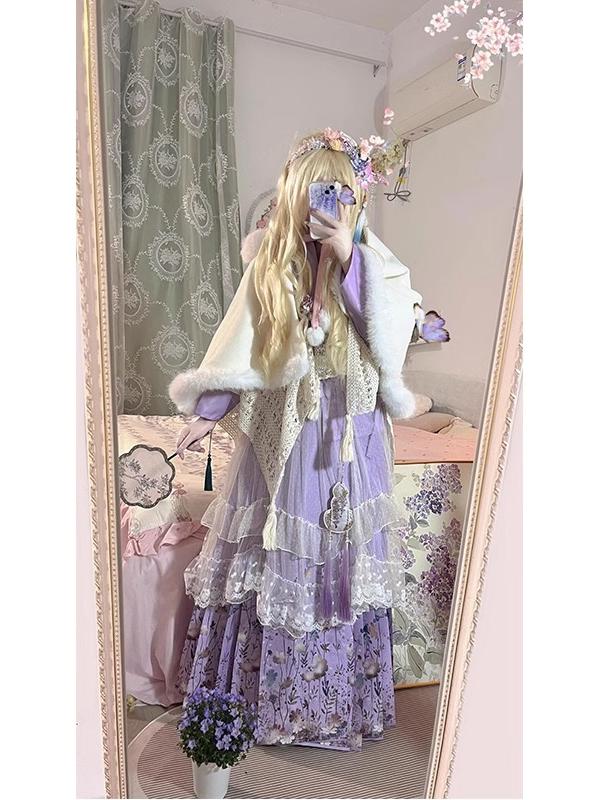 Purple Hanbok Set Daily Cute L - مراجعة Hanbok Modern Set وسعره
