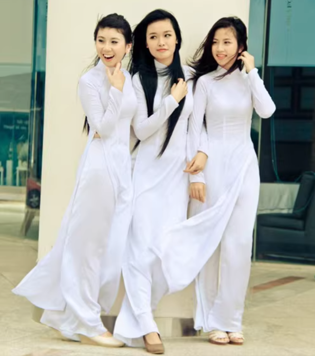 Vietnam Ao dai Woman Spring Dr - مراجعة Ao Dai Vietnam Dress وسعره