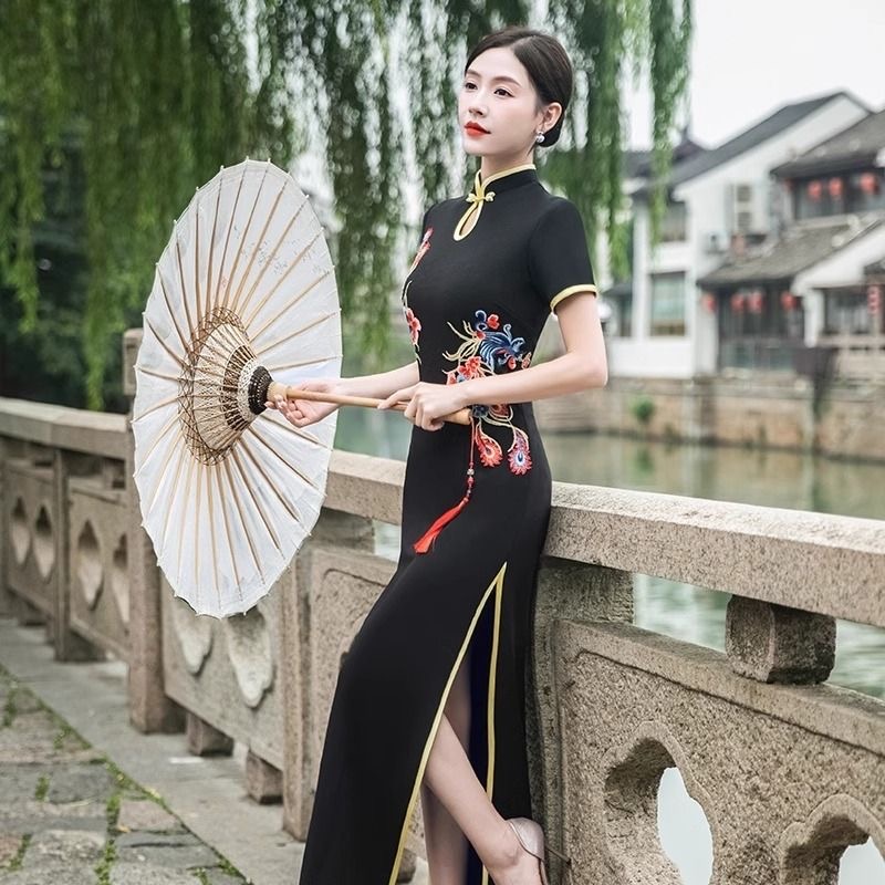 Women Traditional Vietnam Aoda - مراجعة Ao Dai Vietnam Dress وسعره