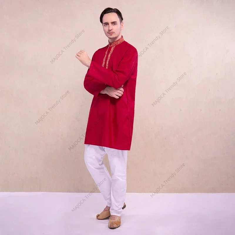 Indian Dress for Men Kurtas Sh - مراجعة Kurta Men Cotton وسعره